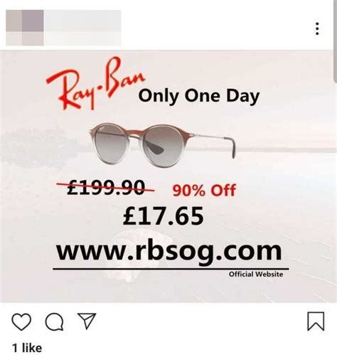 fake ray ban ads on facebook